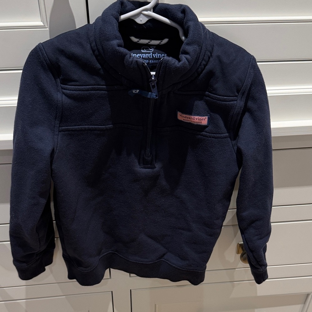 Vineyard Vines Dark Blue Fleece Pullover